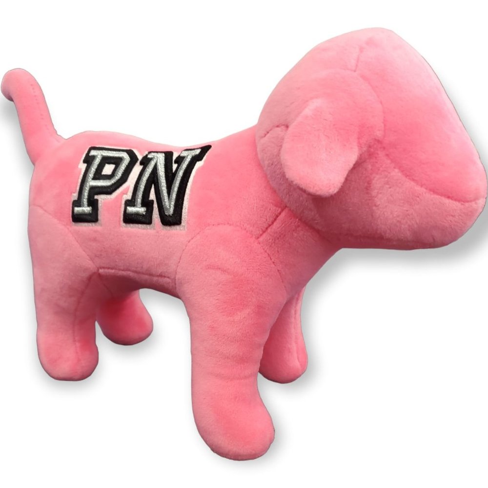 Pink Nation Victoria's Secret Dog Stuffed Animal Puppy 14"